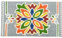 Coir Doormat - ECO- FRIENDLY PVC COIR DOOR MAT (75 x 45 x 1.5 cm)  Ornamental Mandala Design  Multi Color - 18 x 30 inch (45 x 75 cm)